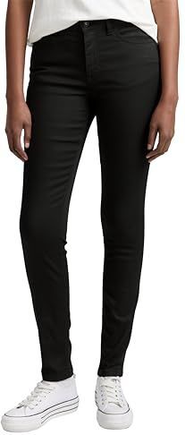 TOM TAILOR Denim Dames jeans 202212 Nela Extra Skinny, 10240 - Black Denim, 26W / 30L