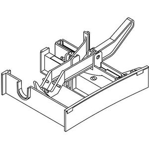 Regiplast 336002 houder voor hendel p/tank lux 100/101 & regi Stop 105u, wit