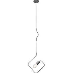 Brilliant Kacy hanglamp, metaal, 60 W, grijs