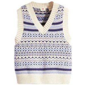 Levi's Brynn Sweater Vest Multi-Color, syneve fairisle sunn, XS