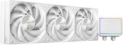 Mars Gaming ML-PROII360 AIO vloeistofkoeling 600W TDP, 4e Gen Opti-Chamber pomp, koperen basis en microkanalen, 3x 120mm FDB ventilator, geborsteld aluminium blok met lineaire FRGB verlichting, wit