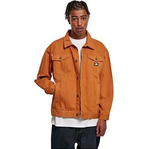 Southpole Herenjas van katoen, jeansjack Southpole logopatch voor mannen, Script Cotton Jacket verkrijgbaar in 2 kleuren, maten S - XXL, toffee, XL