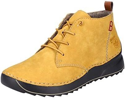 Rieker - Hoge Veterschoenen - Geel - Moderne Trendkleur