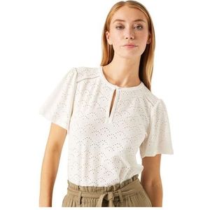 J.M. GARCIA GARCIA, S.A. T-shirt met korte mouwen voor dames, Gebroken wit, S