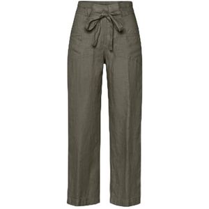 BRAX Dames Style Maine S verkorte linnen broek broek broek, Khaki 1, 27W x 32L