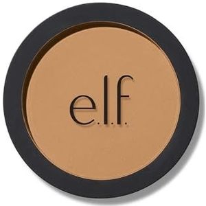 e.l.f. Primer-infused bronzer, langdurige & Budge-proof make-up, licht en opbouwbaar, glad en eenvoudig in gebruik, veganistisch en dierproefvrij, Tan O' Clock