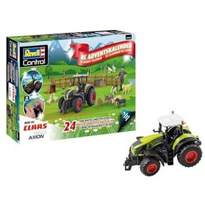 1:60 Revell 01053 RC Claas Axion 960 Tractor - Adventskalender RC Plastic Modelbouwpakket