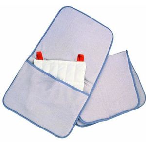 Relief Pak Badstof hoes met zak voor warmtekussen (standaard) en warm kompres, 51 x 61 x 2,5 cm