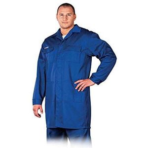 REIS FM Master Beschermend Schort - Duurzame Polyester/Katoen Mix, met Knopen, Zijzakken, Ideaal voor Slotenmakers en Magazijnen, Kleur: Blauw, Maat: M