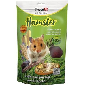 HAMSTER 500 g - Compleet Voer voor Hamsters met Bananen en Granulaire Luzerne