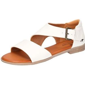 Zomerschoen - Sandaal - Wit - Asymmetrische Look - Gespsluiting - Blokhak