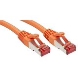 LINDY Cat.6 S/FTP kabel, oranje, 1 m patchkabel