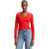 TOM TAILOR Denim T-shirt met lange mouwen voor dames