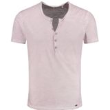 Key Largo - Henley T-shirt - Zwart - Katoen