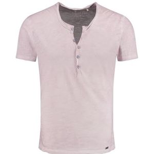 Key Largo - Henley T-shirt - Zwart - Katoen