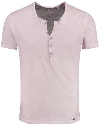 Key Largo - Henley T-shirt - Zwart - Katoen