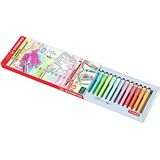 Tekstmarkeerstift - STABILO swing cool - 18 Stuks deskset - Met 8 Neonkleuren en 10 Pastelkleuren