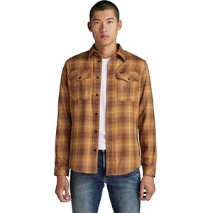 G-Star Raw - Marine - Overhemd - Ruit - 100% Katoen