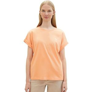 TOM TAILOR T-shirt voor dames, 34891 - Lichtkoraal, L