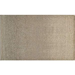 BIANCHERIAWEB Velours tapijt, antislip, 200 x 280 cm, voor slaapkamer en woonkamer, motief: taupe