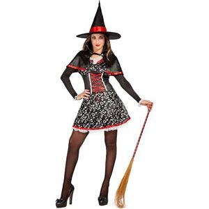 Boland - Kostuum Lovely Heks voor volwassenen, verkleedkostuum heks, verkleedset voor Halloween, carnaval en themafeesten