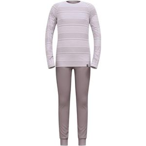 Odlo Actief Warm thermo-ondergoed voor kinderen, winterlegging en lange mouwen, thermoshirt voor meisjes en jongens, warm ski-ondergoed, maat 152
