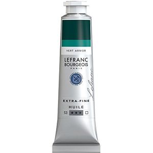 Lefranc Bourgeois 405096 Extra fijne Lefranc olieverf met hoogwaardige kunstenaarspigmenten, lichtecht, verouderingsbestendig - 40ml Tube, Armor Green