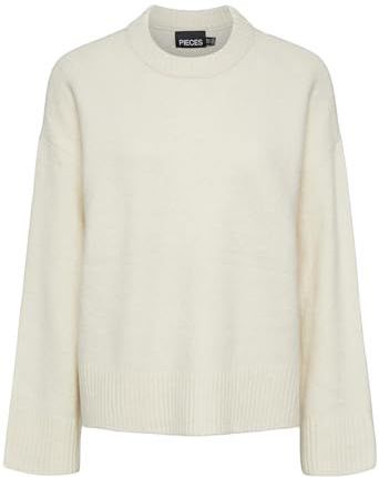 PIECES Trui 'Ana'  wit