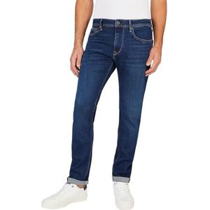 Pepe Jeans Stanley Jeans voor heren, Blauw (Denim-wn9), 36W / 32L