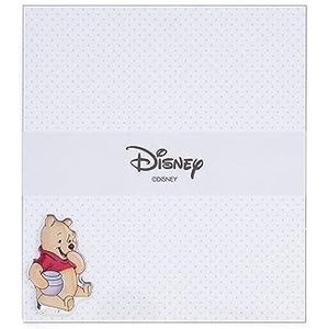 Valenti&Co - Disney Baby - Winnie de Poeh fotolijst van plexiglas met zilverkleurige applicaties in 3D-kleuren, ideaal als decoratie voor de kinderkamer (20 x 18 cm)