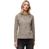 Street One Dames Shirt in leo look in Beige, in size: 34