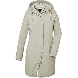 G.I.G.A. DX Dames Softshell parka met capuchon/outdoorjas GS 16 WMN SFTSHLL PRK, champagne, 44, 41449-000