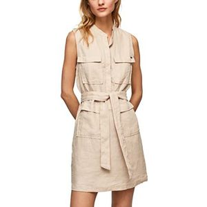 Pepe Jeans Aura Jurk voor dames, Bruin (Steen), XS