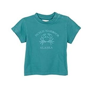 Gocco T-shirt met surfplank voor baby's, Helder Groen, 9-12 Maanden