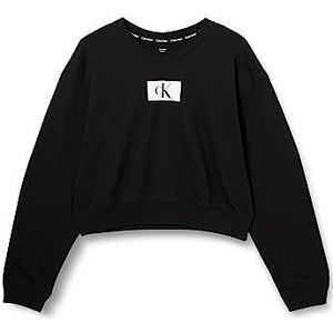 Calvin Klein L/S Sweatshirt Truien voor dames, Zwart, L