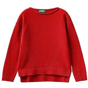 United Colors of Benetton trui voor meisjes en meisjes, Rosso 0v3, 170 cm