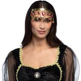 Boland 64565 - Kroon buikdanseres, gouden tiara, accessoire voor verkleedkleding, carnaval en themafeesten