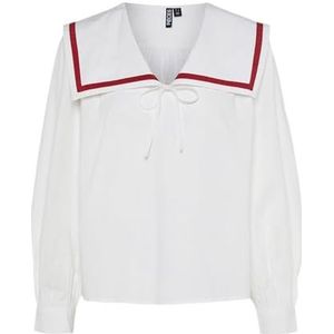 Pcsigga Ls Shirt Mpa, cloud dancer, M