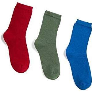 Koton Dames 3er Set Socken Sokken, Rot (401), Einheitsmaat, rot (401), one size