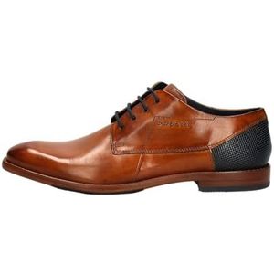 bugatti Heren Mansueto Flex Evo Lace Shoe, Cognac, 41 EU, cognac, 41 EU