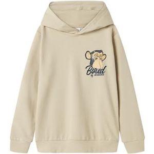 NAME IT Jongens Nkmjokum BOD Nreg Sweat Wh Unb Sky, Peyote, 116