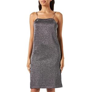 Replay W9021 jurk voor dames, 090 zilver Lurex, S, 090 Zilver Lurex, S