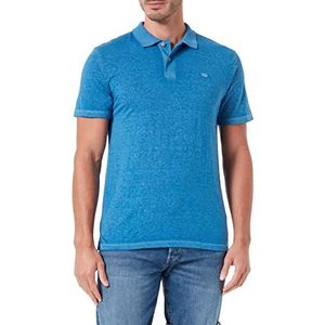 TOM TAILOR Uomini Poloshirt met borduurwerk 1031653, 28853 - Vallarta Blue, XXS