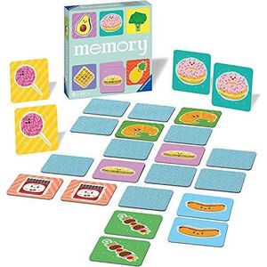 Ravensburger Funny Food Memory Matching Picture Snap Pairs Game for Kids Age 3 Years Up