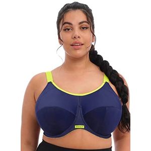 Elomi Energise Sportbeha voor dames, grote maten, met beugel, Blauw, 70H