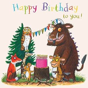 De Gruffalo Verjaardagskaart, Verjaardagskaart voor Kind, Kind Gelukkige Verjaardagskaart De Gruffalo, De Gruffalo Kaart, Vriend Kaart