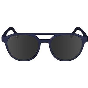 Lacoste Heren L6008S zonnebril, mat blauw, eenheidsmaat, Mat Blauw, One Size