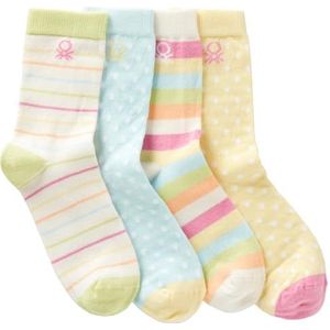 United Colors of Benetton Sokken (4 paar), Veelkleurig., 10 anni