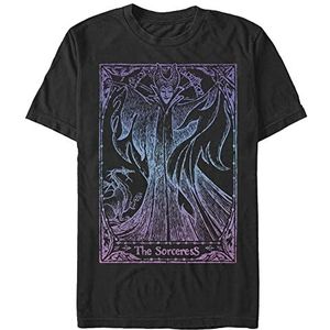 Disney T-shirt voor heren van boze wichte-tovenares, zwart, S