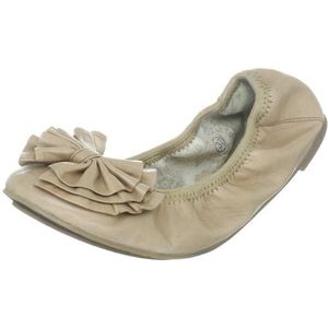 Centro 830120 Ballerina's voor dames, Beige Nude 8, 42 EU